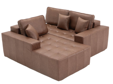 L - Shaped Corner Chaise Sofa Bed