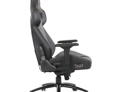 Gaming Chair With 4D Armrests, High Back Office Chair - Black / Gray