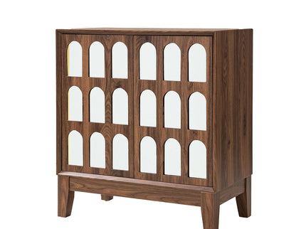 Double Door Cabinet - Walnut