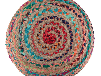 Margo - Handcrafted Round Pouf
