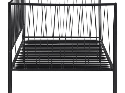 Vertigo - Twin Daybed With Slatted Support - Matte Black