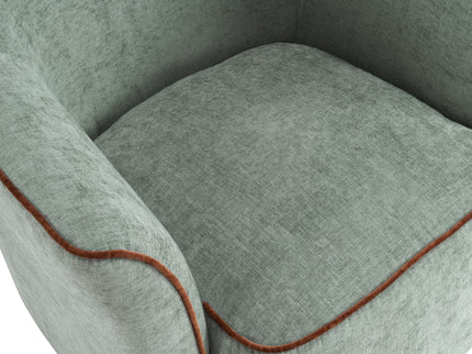 360° Swivel Accent Chair With Flared Arms