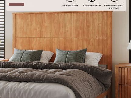 Platform Bed Frame With Tall Headboard