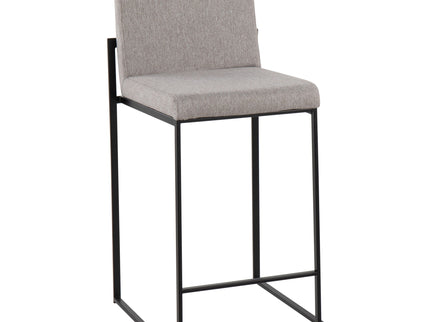 Fuji - Contemporary Modern Elegance, High Back Counter Stool