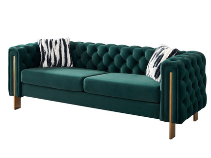 Chesterfield - Modern Tufted Living Room Sofa, 84.25''W Couch