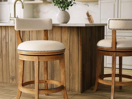 Stool & Upholstered Seat And Back