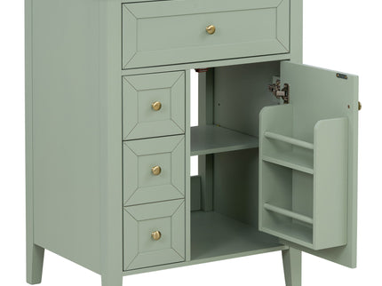 Bathroom Vanity With Sink, Soft Closing Cabinet