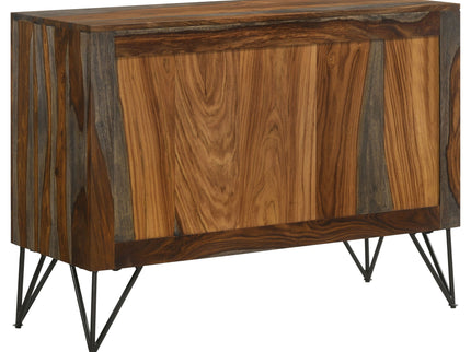 Komomo - 1 Adjustable Shelf Accent Cabinet - Gray