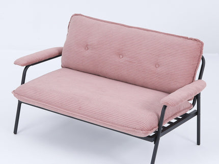 Modern Metal Frame Sofa With Sponge Filling For Compact Spaces And Versatile Use