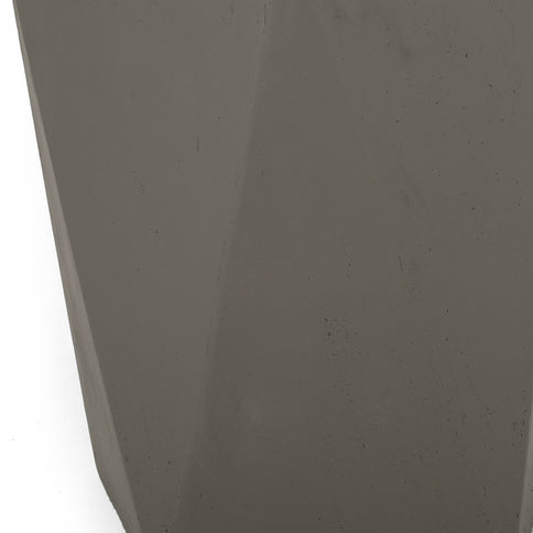 Side Table With Geometric Design