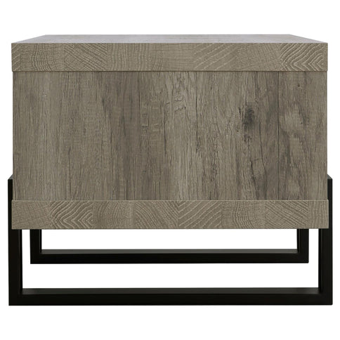 1 Shelf Coffee Table Design And Accents - Gray