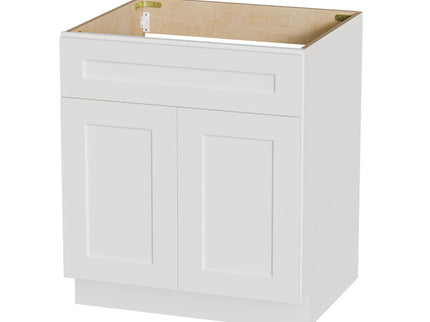 Shaker Base Cabinet With Soft-Close Drawer & Double Doors, Adjustable Shelf
