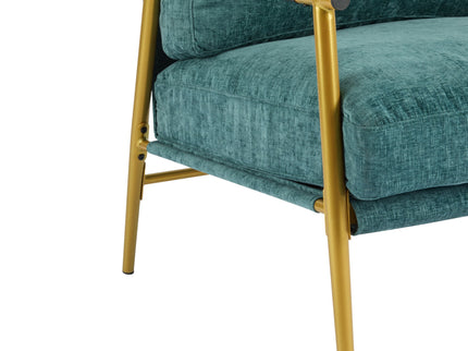 Modern Accent Chair With Cushions, Cozy Seating
