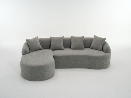 Combined Sofa With 4 Pillows