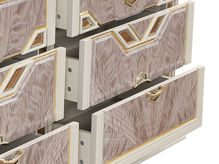 Omari - 6 Drawer Dresser - Beige
