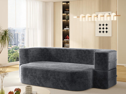 Convertible Floor Sofa Bed With Multi Functional Blanket