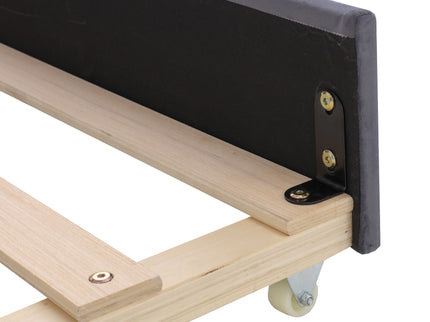 Upholstered Bed With Storage And Twin Trundle, USB Charging Ports
