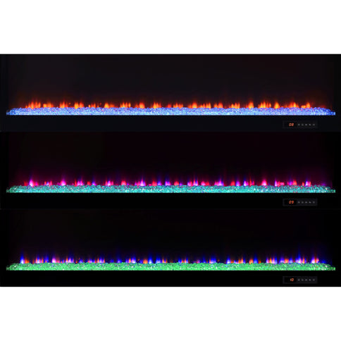TV Stand Fireplace Console With Bluetooth Speaker