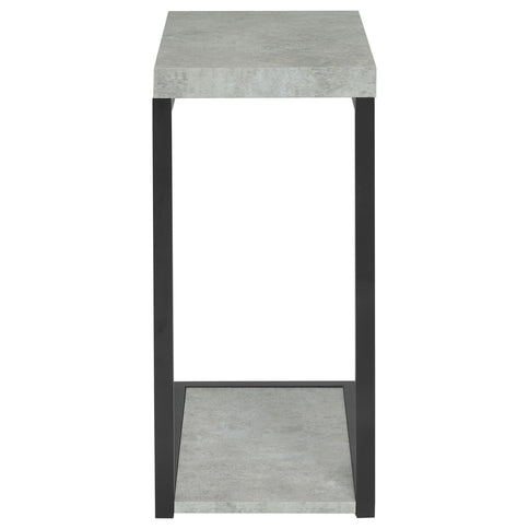 Snack Table With Industrial Base