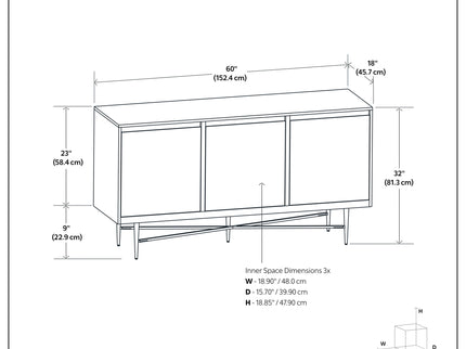 Fallon - Sideboard Buffet - Natural