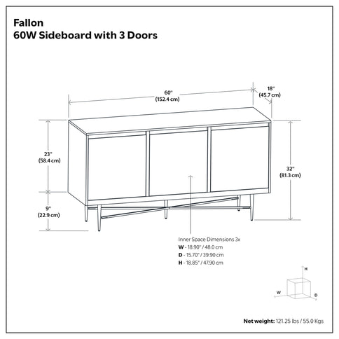 Fallon - Sideboard Buffet - Natural