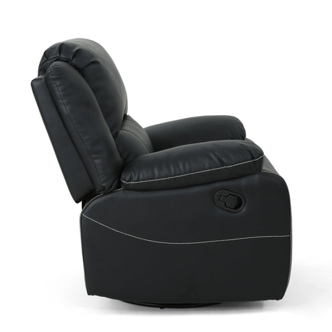 Stylish Wide Manual Swivel Standard Recliner