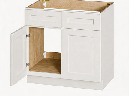 Shaker Base Cabinet With Soft-Close Hinges, Adjustable Shelf