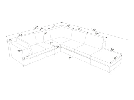Reversible Modular Sectional