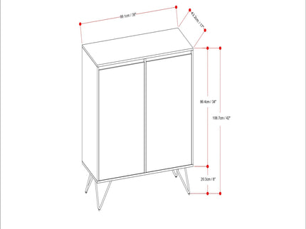 Hunter - Medium Storage Cabinet - Natural