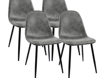 Modern Extendable Dining Table And Chair Set For 2 - 6 People
