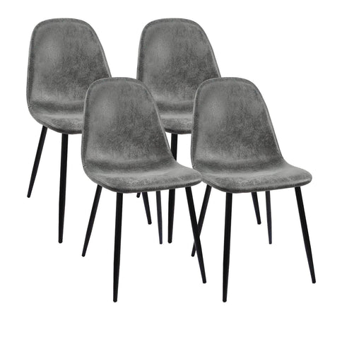 Modern Extendable Dining Table And Chair Set For 2 - 6 People