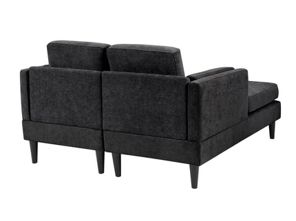 Chaise Lounge Sofa Bed With Dual Layer Armrests For Living Room