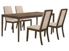 Dark Brown / 5 Pc. Table, 4 Chairs