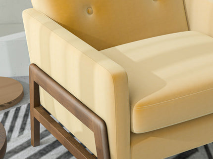 Cole - Solid Wood Lounge Chair
