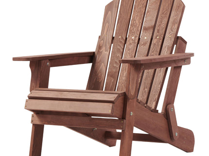 Oversize Outdoor Folding Adirondack Chair, Patio Chair For Garden