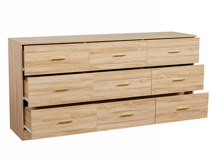 9 Drawer Dresser, Ample Storage For Bedroom