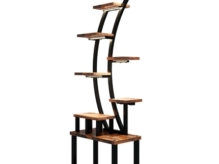 9 Tiered Indoor Plant Stand With 5 Adjustable Grow Lights