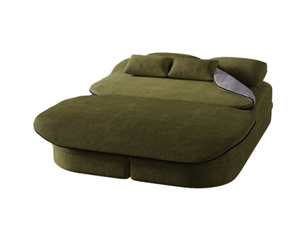 2 In 1 Foldable Sofa Bed With Multi Functional Blanket, Floor Lounge Sofa