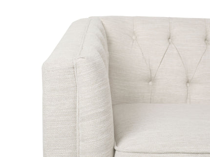 Sophisticated Loveseat With Diamond Stitched Detailing