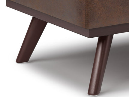 Owen - Lift Top Large Coffee Table Storage Ottoman, Mid Century Style