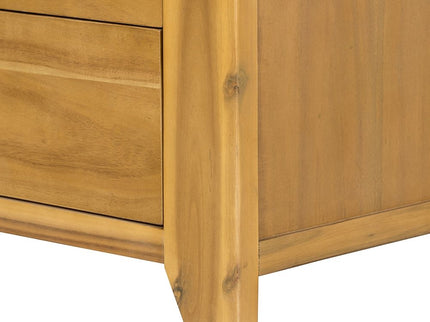 5 Drawer Dresser - Natural Wood / Brown