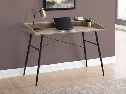 Computer Desk For Home Office, Sturdy Construction, Storage Shelves