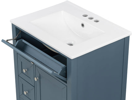 Bathroom Vanity With Sink, Soft Closing Cabinet