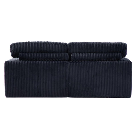 Double Chaise Lounge Chair, Oversized Upholstered Sleeper Cloud Couch