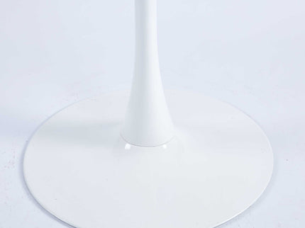 Table Mid-Century Dining Table For 4-6 People With Round Table Top, Pedestal Dining Table, End Table Leisure Coffee Table