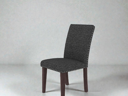 Upholstered Dining Chair With High Back Design (Set of 2)