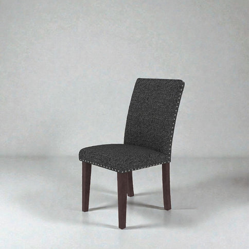 Upholstered Dining Chair With High Back Design (Set of 2)