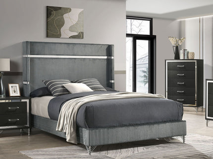 Malcolm - 2 Drawer Nightstand - Black