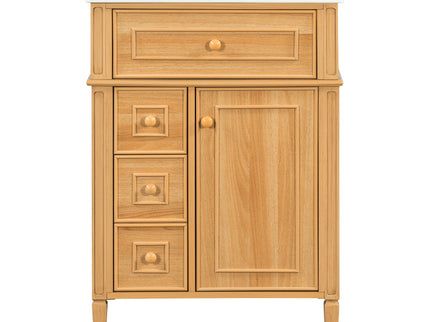 Bathroom Vanity With Sink, Cabinet With Flip Out Drawer, 2 Soft Close Drawers, 1 Soft Close Door - Wood