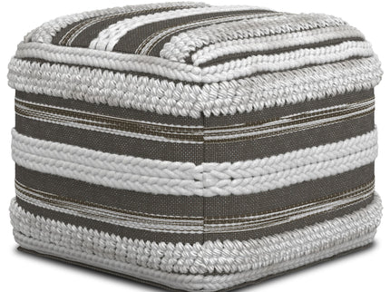 Sommer - Handcrafted Square Pouf
